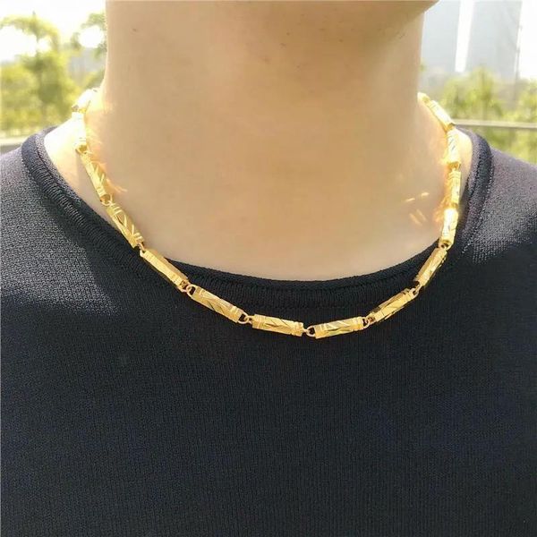 chains vintage hexagonal column geometric patterns link chain 24k gold retro carved necklace wholesale male man woman, Silver
chains vintage hexagonal column geometric patterns link chain 24k gold retro carved necklace wholesale male man woman, Silver