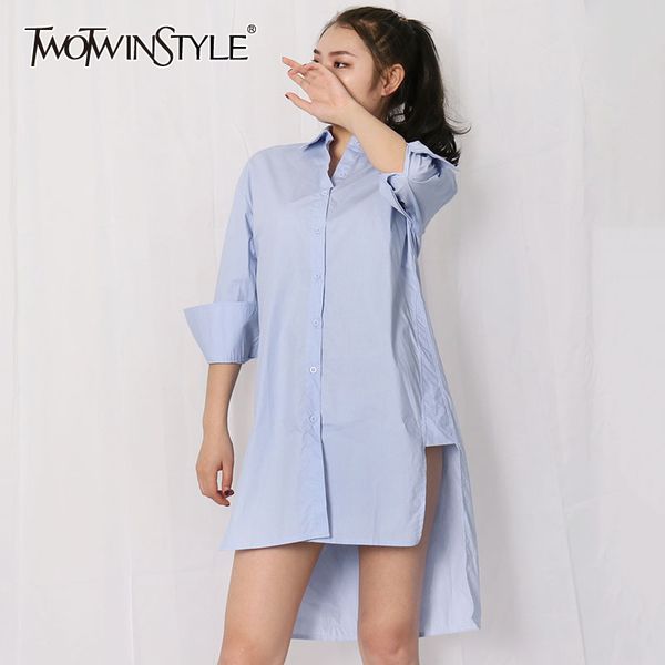vintage loose women blouse lapel collar long sleeve split irregular hem elegant shirt for female fashion 210524, White
vintage loose women blouse lapel collar long sleeve split irregular hem elegant shirt for female fashion 210524, White