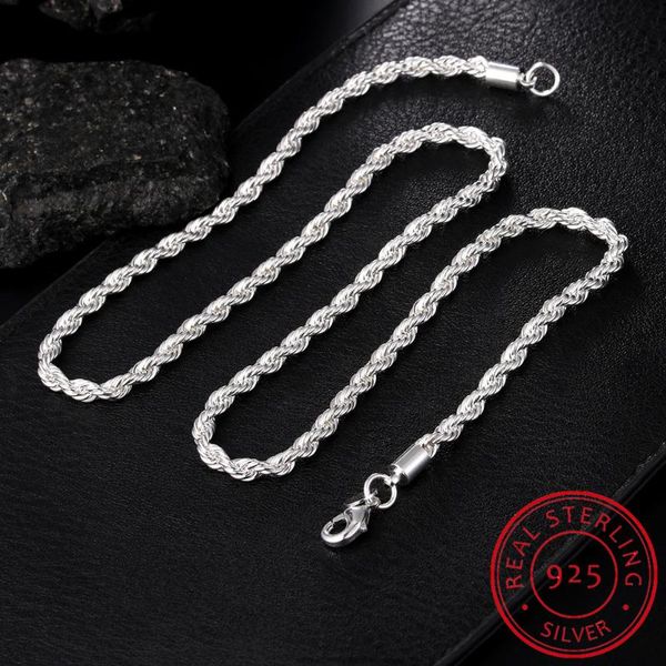 chains meekcat 925 sterling silver 16/18/20/22/24 inch 4mm twisted rope chain necklace for women man fashion wedding charm jewelry
chains meekcat 925 sterling silver 16/18/20/22/24 inch 4mm twisted rope chain necklace for women man fashion wedding charm jewelry