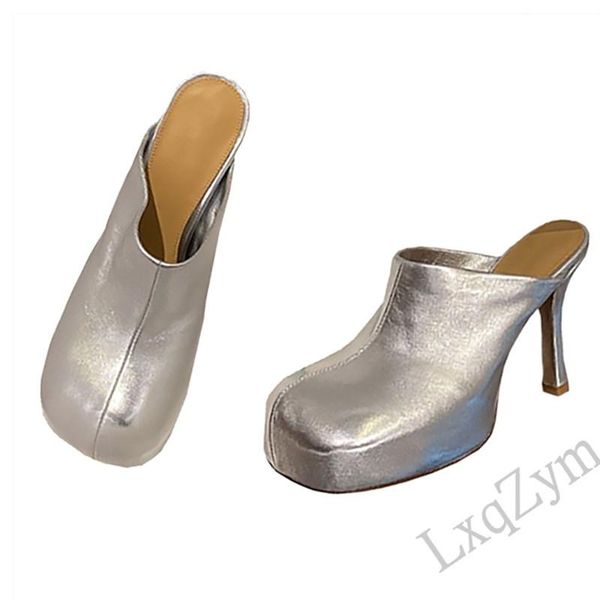 design slippers women 2021 silver zapatos de mujer square closed toe summer fashion lady outdoor mules slip on slides, Black
design slippers women 2021 silver zapatos de mujer square closed toe summer fashion lady outdoor mules slip on slides, Black