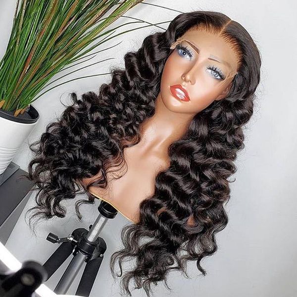 inch loose deep wave wig 13x4 lace front human hair 150/180 density pre-plucked brazilian wigs for black women1, Black;brown
inch loose deep wave wig 13x4 lace front human hair 150/180 density pre-plucked brazilian wigs for black women1, Black;brown