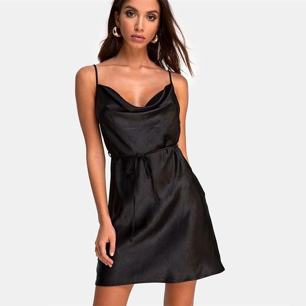 casual dresses 2021 summer satin spaghetti black dress women club party high waist vintage mini short skirt i6nv, Black;gray
casual dresses 2021 summer satin spaghetti black dress women club party high waist vintage mini short skirt i6nv, Black;gray
