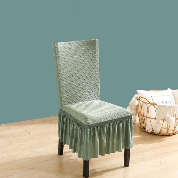 luxury stretch chair cover with skirt pleated ruched slipcovers all-inclusive dinning covers for wedding banquet party
luxury stretch chair cover with skirt pleated ruched slipcovers all-inclusive dinning covers for wedding banquet party