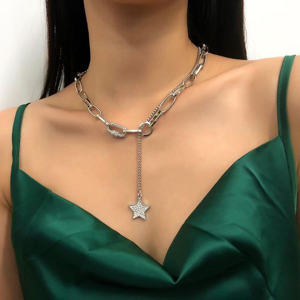 pendant necklaces silver color trendy luxury star-shaped choker chain necklace clavicle jewelry women anniversary party gift
pendant necklaces silver color trendy luxury star-shaped choker chain necklace clavicle jewelry women anniversary party gift