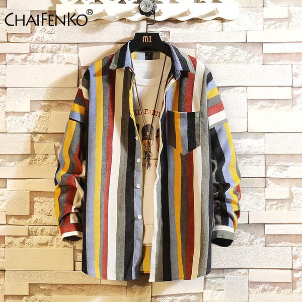 2020 new japanese striped men shirt fashion loose pure cotton long sleeve shirts casual beach pocket shirt large size, White;black
2020 new japanese striped men shirt fashion loose pure cotton long sleeve shirts casual beach pocket shirt large size, White;black