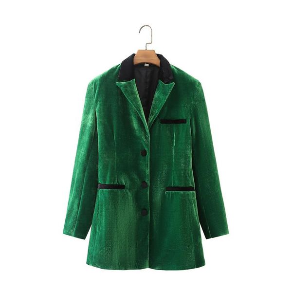 women's suits & blazers spring and autumn casual solid color single-breasted pocket decorative jacket, White;black
women's suits & blazers spring and autumn casual solid color single-breasted pocket decorative jacket, White;black