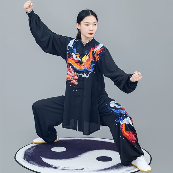 mens womens embroidery long sleeve wushu tai chi uniform traditional chinese clothing kungfu martial arts wing chun suit 12485, Red
mens womens embroidery long sleeve wushu tai chi uniform traditional chinese clothing kungfu martial arts wing chun suit 12485, Red