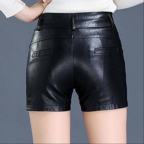 pu leather womens shorts pants for women black short with belt female casual winter plus size 5xl, White;black
pu leather womens shorts pants for women black short with belt female casual winter plus size 5xl, White;black