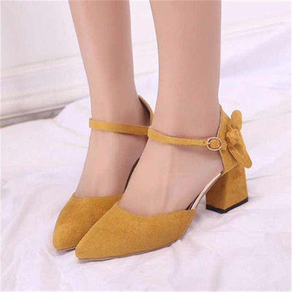 sandals 2021 summer woman pointed thick with baotou korean version women's shoes high heel suede women pink yellow, Black
sandals 2021 summer woman pointed thick with baotou korean version women's shoes high heel suede women pink yellow, Black