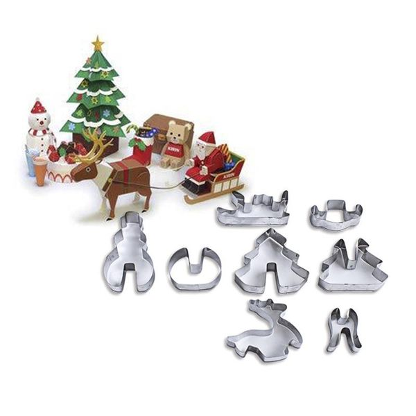 baking moulds 8pcs 3d christmas cookie cutter stainless steel cut candy biscuit mold cooking tools diy decorations for home year
baking moulds 8pcs 3d christmas cookie cutter stainless steel cut candy biscuit mold cooking tools diy decorations for home year