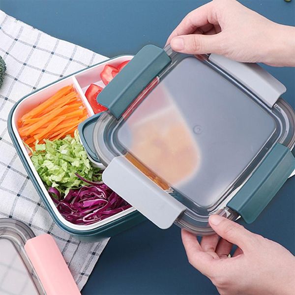dinnerware sets 3 compartments office worker lunch box portable student leak proof with lid sealing salad to go microwave oven bento
dinnerware sets 3 compartments office worker lunch box portable student leak proof with lid sealing salad to go microwave oven bento