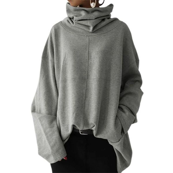 women's hoodies & sweatshirts turtleneck women pullovers solid casual long sleeve autumn spring loose mujer de vestidos 2021, Black
women's hoodies & sweatshirts turtleneck women pullovers solid casual long sleeve autumn spring loose mujer de vestidos 2021, Black