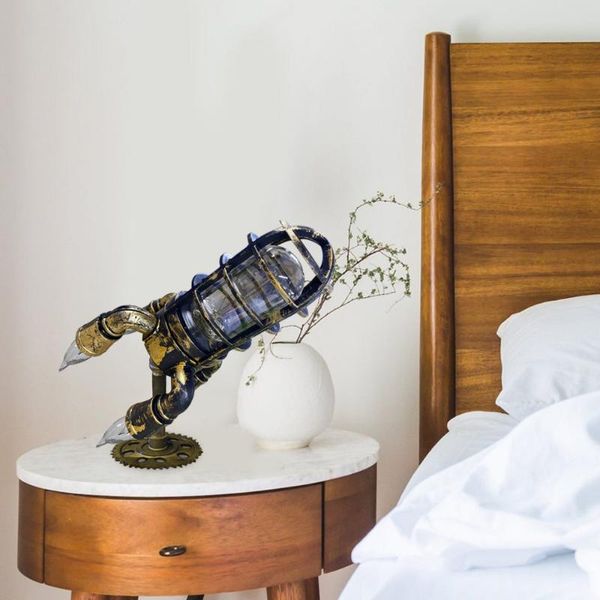 downlights us/eu/uk/au standard handmade rocket shape unique led light retro lamp steam punk metal cool gift home decor
downlights us/eu/uk/au standard handmade rocket shape unique led light retro lamp steam punk metal cool gift home decor