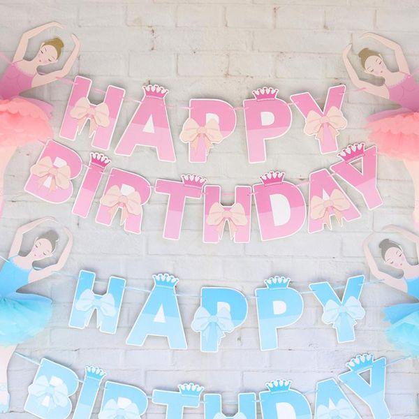 ballerina girl pink blue dancing banner flag happy birthday baby shower party decoration supplies
ballerina girl pink blue dancing banner flag happy birthday baby shower party decoration supplies