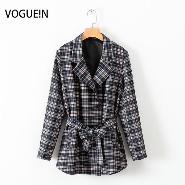 women's suits & blazers voguein womens fashion plaids&checks print tie belt blazer suit outwear wholesale, White;black
women's suits & blazers voguein womens fashion plaids&checks print tie belt blazer suit outwear wholesale, White;black