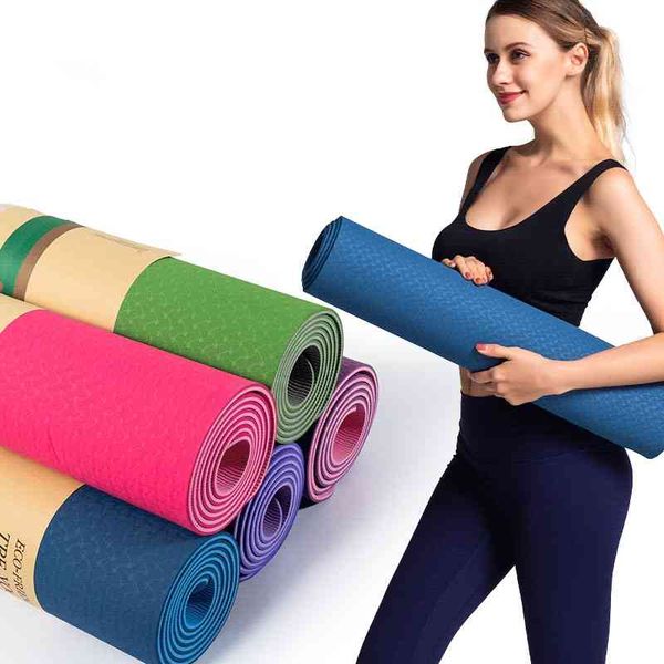tpe yoga mat anti-skid sports fitness 6mm thick eva comfort foam yoga mat for beginner environmental
tpe yoga mat anti-skid sports fitness 6mm thick eva comfort foam yoga mat for beginner environmental