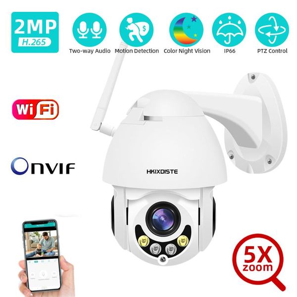 cameras outdoor 1080p wifi ip camera ptz 5x digital zoom dome two way audio home security surveillance color night vision onvif
cameras outdoor 1080p wifi ip camera ptz 5x digital zoom dome two way audio home security surveillance color night vision onvif