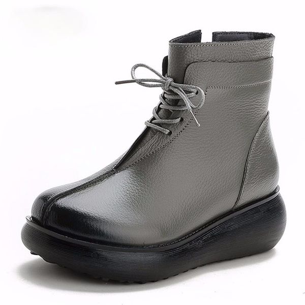 winter women boots retro cowhide short lady flat bottom warm genuine leather mother comfort plush shoes, Black
winter women boots retro cowhide short lady flat bottom warm genuine leather mother comfort plush shoes, Black