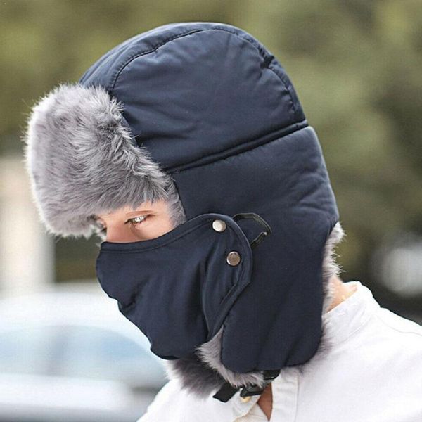 winter fur hats windproof thick warm women cap mens mask outdoor hat face o0w2, Black;white
winter fur hats windproof thick warm women cap mens mask outdoor hat face o0w2, Black;white