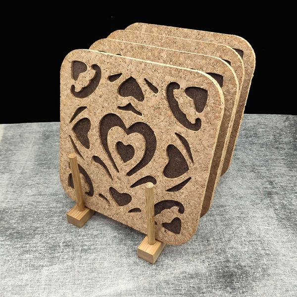 self produced and self sold square cork coaster hollow insulation mat kitchen household bowl pot meal
self produced and self sold square cork coaster hollow insulation mat kitchen household bowl pot meal