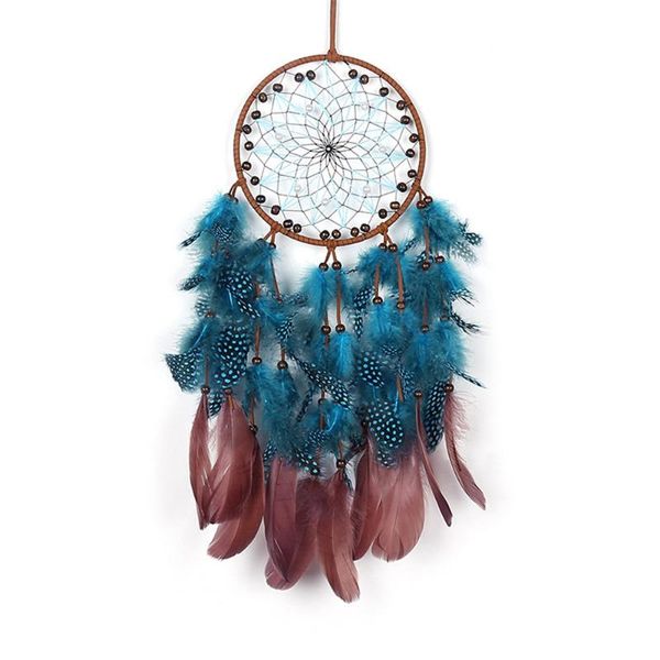 60cm retro dreamcatcher pendant european and american dark blue green wine red feather wind chimes home garden decoration decorative objects
60cm retro dreamcatcher pendant european and american dark blue green wine red feather wind chimes home garden decoration decorative objects