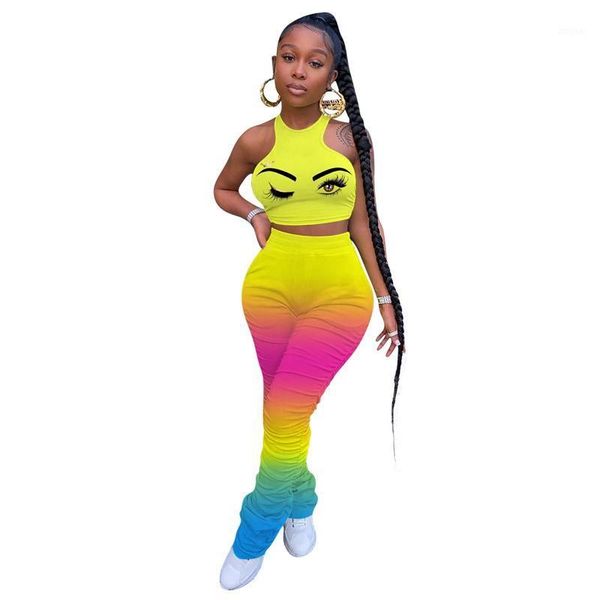 plus size summer two piece set crop and bodycon stacked pants gradient sport sweat suit women 2 pieces tracksuit outfits dress, White
plus size summer two piece set crop and bodycon stacked pants gradient sport sweat suit women 2 pieces tracksuit outfits dress, White