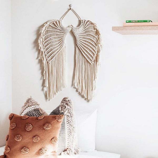 tapestries ins product pure cotton woven tapestry angel wings hand-woven decorative pendant living room bedroom homestay wall hanging
tapestries ins product pure cotton woven tapestry angel wings hand-woven decorative pendant living room bedroom homestay wall hanging