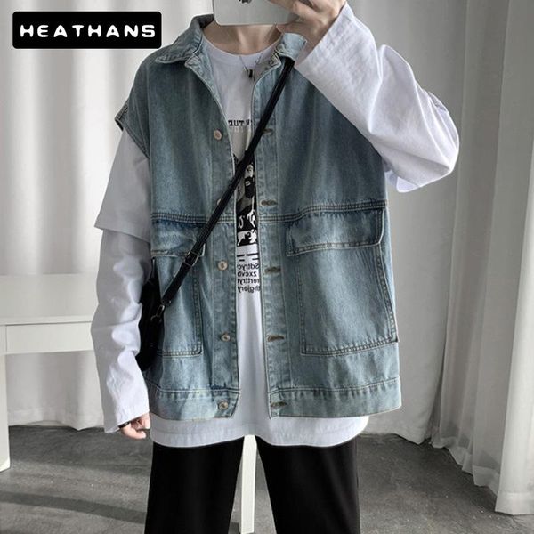 spring autumn korean jacket mens washed denim solid color fashion vest handsome slim short sleeve casual men men's jackets, Black;brown
spring autumn korean jacket mens washed denim solid color fashion vest handsome slim short sleeve casual men men's jackets, Black;brown