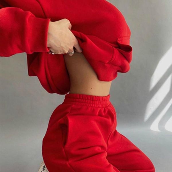 women's two piece pants autumn winter warm sportswear set women fashion hooded sweatshirt and elastic waist suits female loose casual t, White
women's two piece pants autumn winter warm sportswear set women fashion hooded sweatshirt and elastic waist suits female loose casual t, White