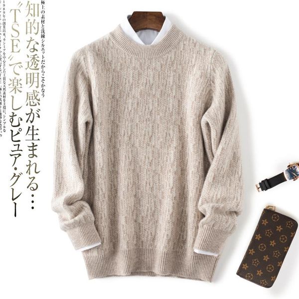 men's sweaters the latest autumn and winter thickened round neck cashmere sweater pullover loose casual bottoming knitted, White;black
men's sweaters the latest autumn and winter thickened round neck cashmere sweater pullover loose casual bottoming knitted, White;black