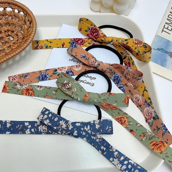 children cute floral knotted double bow elastic hair bands girls lovely sweet scrunchies rubber kids accessories, Slivery;white
children cute floral knotted double bow elastic hair bands girls lovely sweet scrunchies rubber kids accessories, Slivery;white