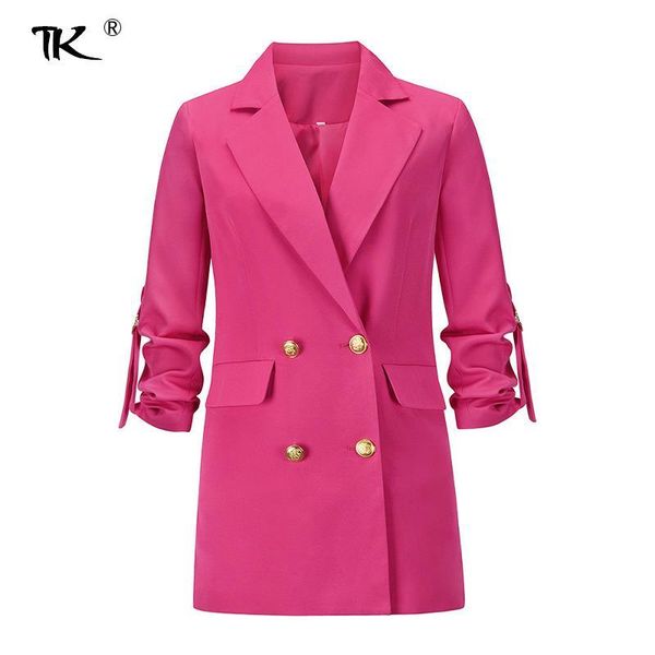 women's suits & blazers double breasted notched long sleeve elegant office lady's loose casual autumn winter fashion blazer 2021, White;black
women's suits & blazers double breasted notched long sleeve elegant office lady's loose casual autumn winter fashion blazer 2021, White;black
