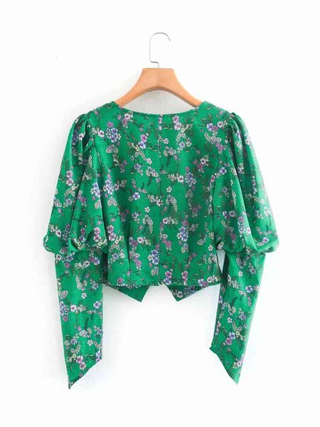 green v neck women's blouses shirts designer clothing summer fashion with thin french square collar polka dot printed, White
green v neck women's blouses shirts designer clothing summer fashion with thin french square collar polka dot printed, White