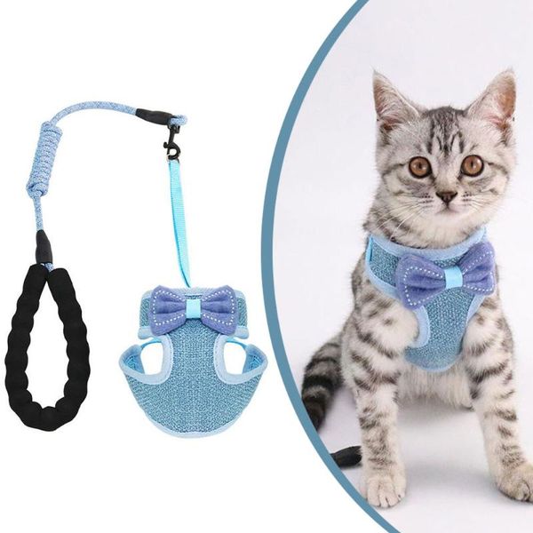 cat collars & leads dog adjustable harness soft kitten vest bow breathable collar with leash set for small medium walking
cat collars & leads dog adjustable harness soft kitten vest bow breathable collar with leash set for small medium walking