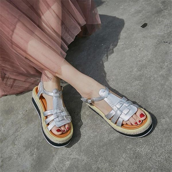 genuine leather flat platform sandals women t strap comfort casual weaving walk retro gladiator shoes summer 2021 white, Black
genuine leather flat platform sandals women t strap comfort casual weaving walk retro gladiator shoes summer 2021 white, Black