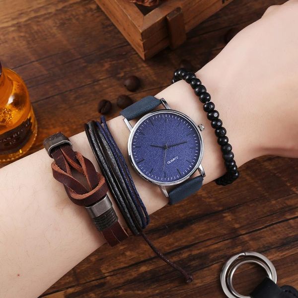 wristwatches xsvo watch men's fashion casual frosted surface belt quartz + bracelet set simple luxury sports male wristwatch, Slivery;brown
wristwatches xsvo watch men's fashion casual frosted surface belt quartz + bracelet set simple luxury sports male wristwatch, Slivery;brown