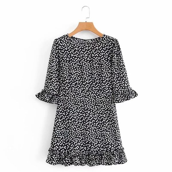 streetwear women polka dot dresses fashion ladies waist-controlled a-line vestidos vintage female chic ruffles dress 210427, Black;gray
streetwear women polka dot dresses fashion ladies waist-controlled a-line vestidos vintage female chic ruffles dress 210427, Black;gray