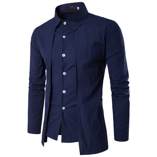 men's casual shirts fashion spring autumn fake two piece slim fit single breasted tuxedo waiter el evening zrd6, White;black
men's casual shirts fashion spring autumn fake two piece slim fit single breasted tuxedo waiter el evening zrd6, White;black