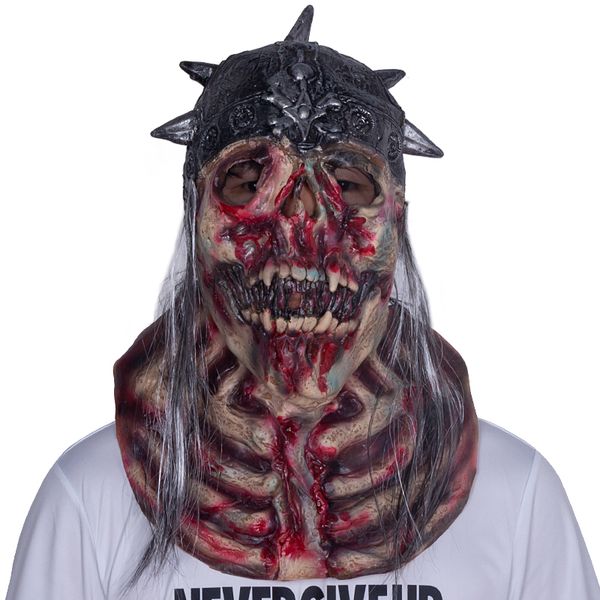 costume accessories scary skull mask halloween terror undead party cosplay costume props lifelike latex headgear, Silver
costume accessories scary skull mask halloween terror undead party cosplay costume props lifelike latex headgear, Silver