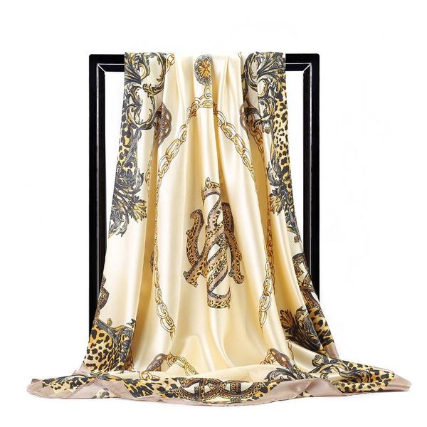 scarves european and american designer fashion leopard print square silk scarf ladies outdoor shawl wrap women, Blue;gray
scarves european and american designer fashion leopard print square silk scarf ladies outdoor shawl wrap women, Blue;gray