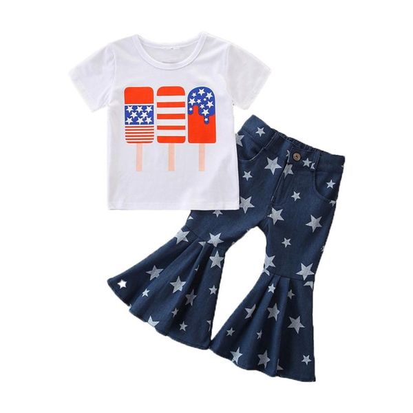 clothing sets toddler baby girls clothes 4th of july t-shirt star printed jeans bell-bottoms pants fashion outfits summer set 1 2 3 4 5 6yea, White
clothing sets toddler baby girls clothes 4th of july t-shirt star printed jeans bell-bottoms pants fashion outfits summer set 1 2 3 4 5 6yea, White