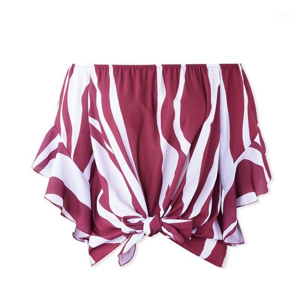 summer fashion women chiffon shirt blouse slash neck off shoulder half flare sleeve stripe loose blusas female women's blouses & shirt, White
summer fashion women chiffon shirt blouse slash neck off shoulder half flare sleeve stripe loose blusas female women's blouses & shirt, White