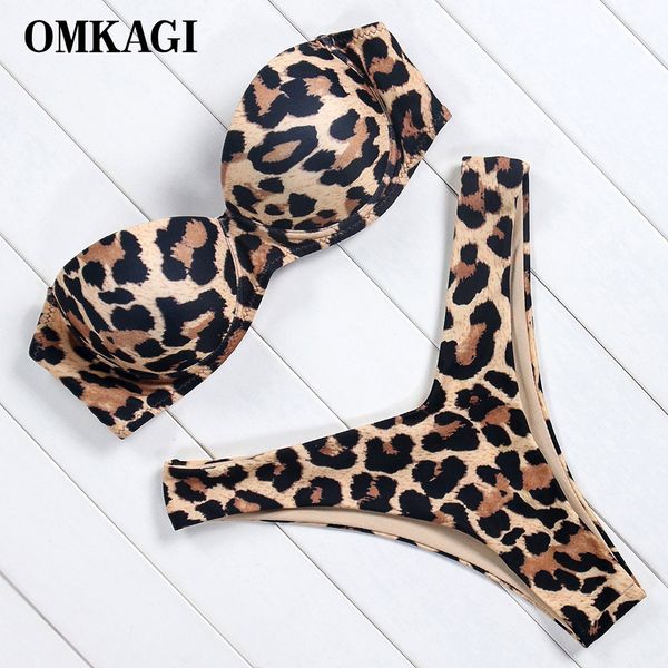 omkagi brand leopard bikini set bandeau swimsuit high cut solid swimwear women push up bathing suit beachwear bikini 2021
omkagi brand leopard bikini set bandeau swimsuit high cut solid swimwear women push up bathing suit beachwear bikini 2021
