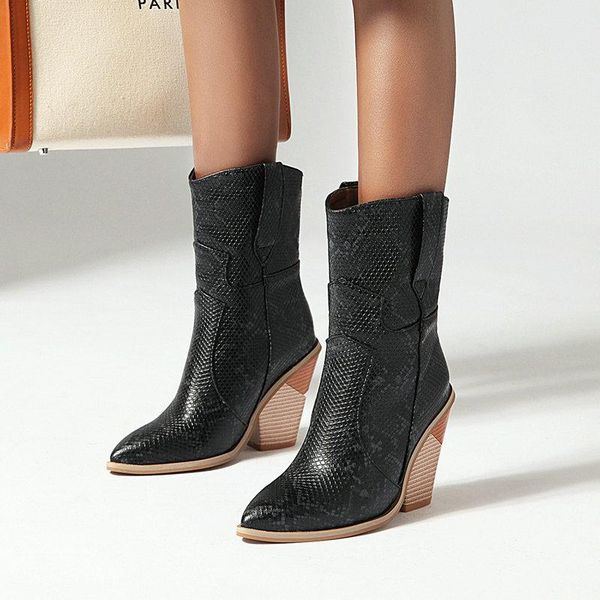 boots black white yellow faux leather cowboy ankle for women wedge high heel snake print western cowgirl 2021
boots black white yellow faux leather cowboy ankle for women wedge high heel snake print western cowgirl 2021