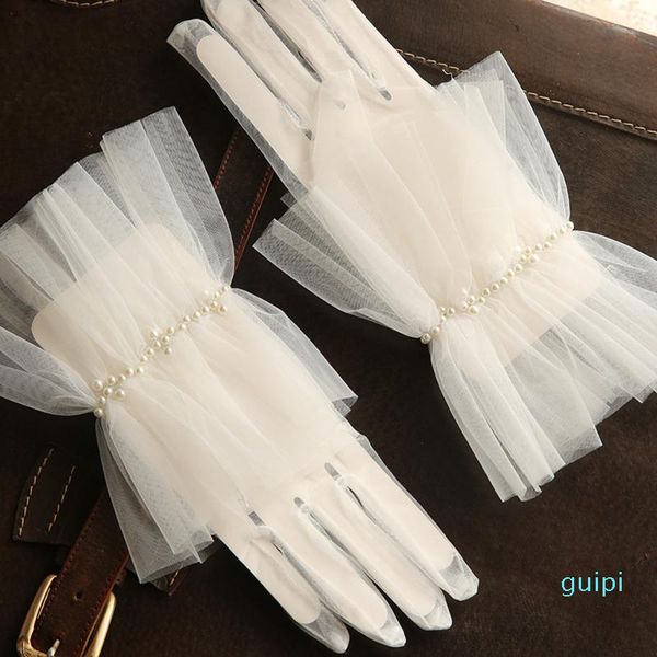 five fingers gloves lace ruffle bride beige short design gauze bow women glove uv-proof summer spring lady fishnet flower accessories, Blue;gray
five fingers gloves lace ruffle bride beige short design gauze bow women glove uv-proof summer spring lady fishnet flower accessories, Blue;gray