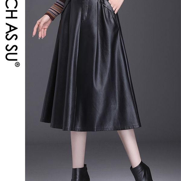 such as su 4 colors available autumn winter new arrival ladies pockets pleated high waist leather plus size women skirts, Black
such as su 4 colors available autumn winter new arrival ladies pockets pleated high waist leather plus size women skirts, Black