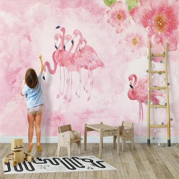 wallpapers xue su custom 3d po wallpaper mural pink flowers nordic simple flamingo children's room background wall covering
wallpapers xue su custom 3d po wallpaper mural pink flowers nordic simple flamingo children's room background wall covering