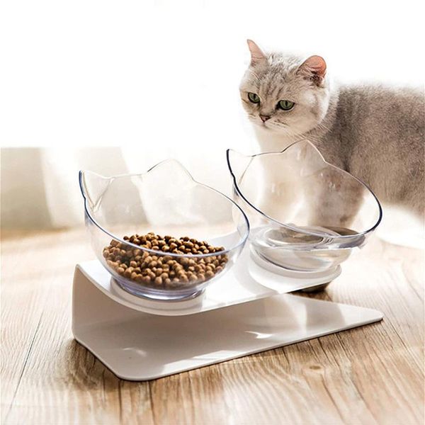 cat bowls & feeders double bowl non slip with raised stand pet food feeder protect cervical vertebra dog transparent products
cat bowls & feeders double bowl non slip with raised stand pet food feeder protect cervical vertebra dog transparent products