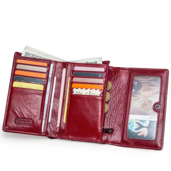 wallets fashion short women genuine leather wallet trifold design with coin purses pockets po card holder wm65, Red;black
wallets fashion short women genuine leather wallet trifold design with coin purses pockets po card holder wm65, Red;black