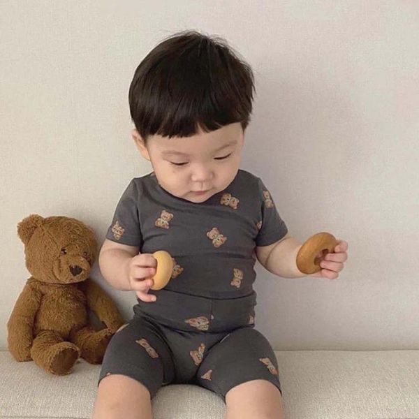 clothing sets 2021 baby set summer infant cute bear print toddler short sleeve underwear suit boys and girls t shirt shorts, White
clothing sets 2021 baby set summer infant cute bear print toddler short sleeve underwear suit boys and girls t shirt shorts, White